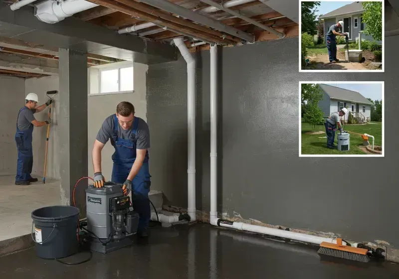 Basement Waterproofing and Flood Prevention process in West Elmira, NY